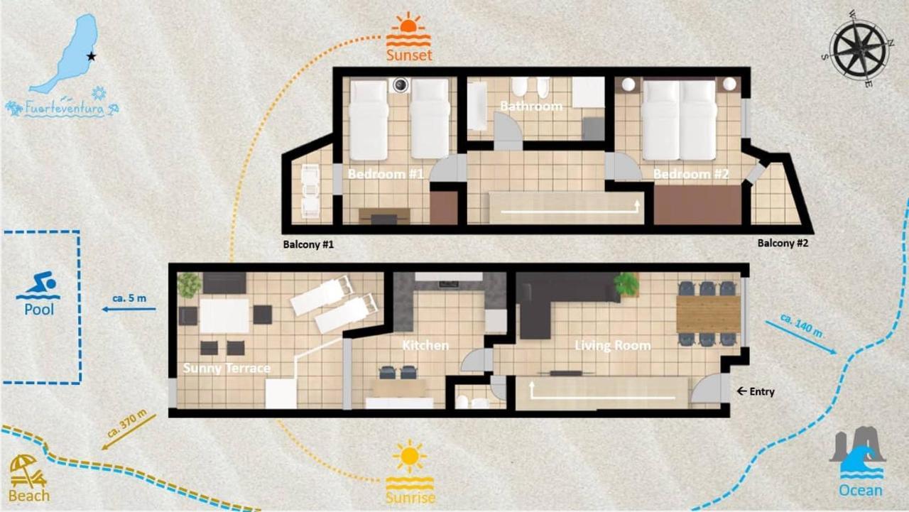 Willa Casita Calma Fuerteventura Caleta De Fuste Zewnętrze zdjęcie